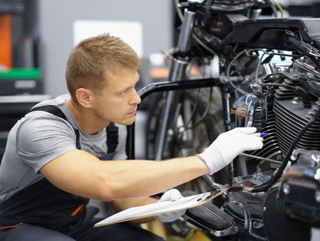Used motorcycle inspection checklist — pre-purchase guide